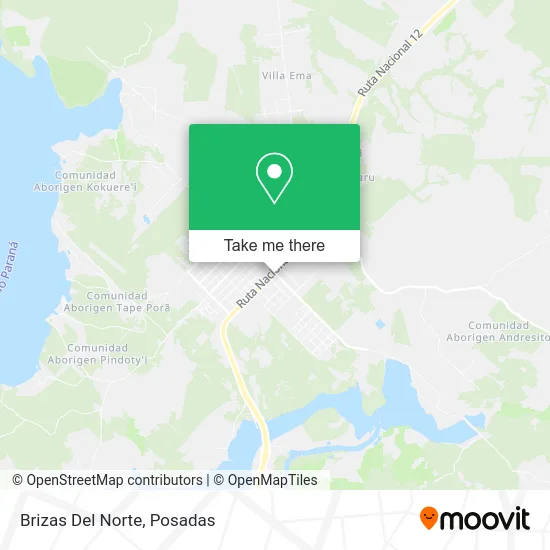 Brizas Del Norte map