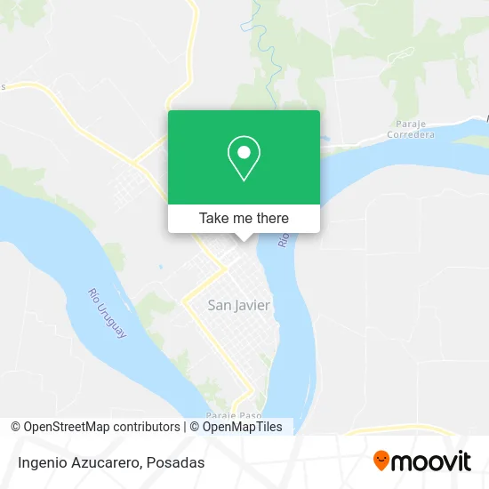 Ingenio Azucarero map