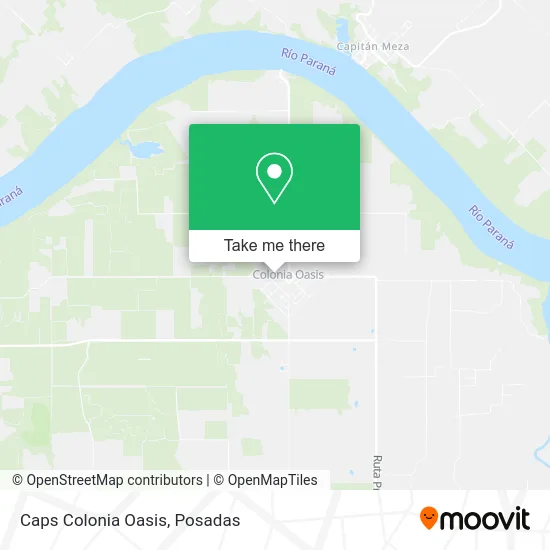 Caps Colonia Oasis map