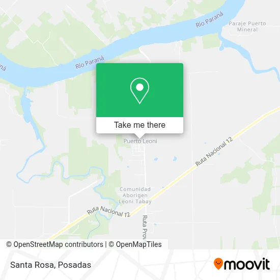 Santa Rosa map