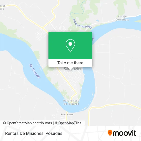 Rentas De Misiones map