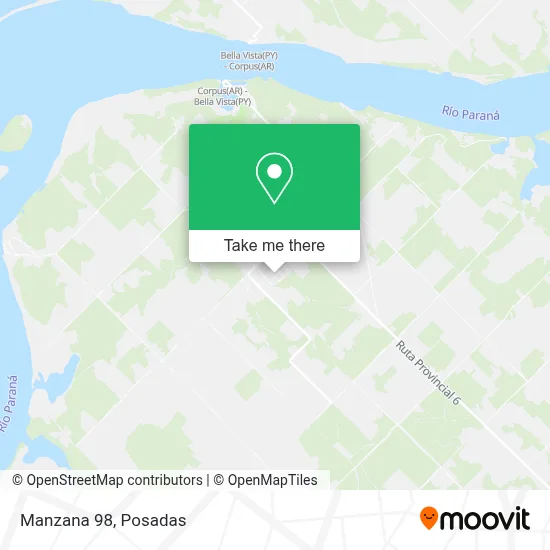 Manzana 98 map