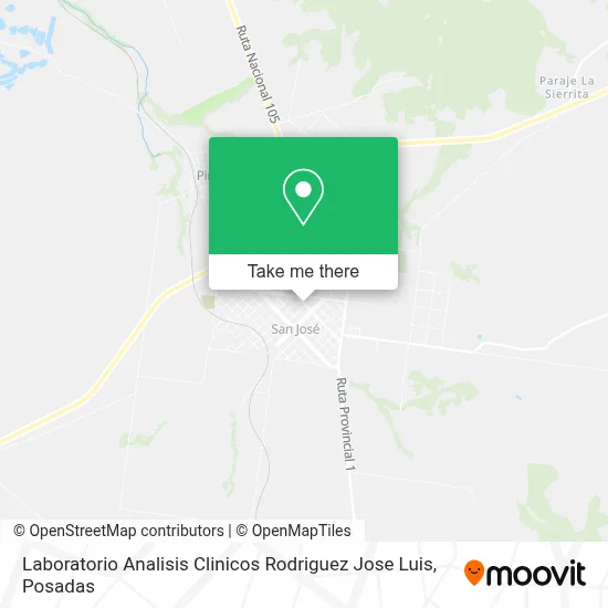 Laboratorio Analisis Clinicos Rodriguez Jose Luis map