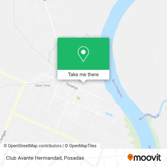 Club Avante Hermandad map