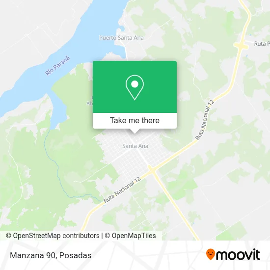 Manzana 90 map