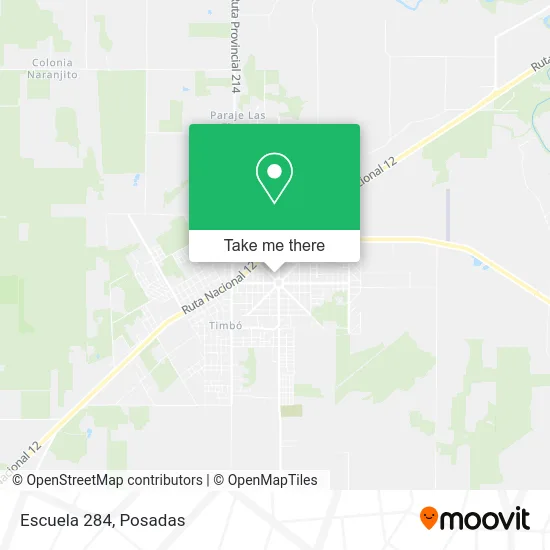 Escuela 284 map