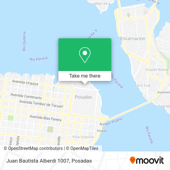 Juan Bautista Alberdi 1007 map