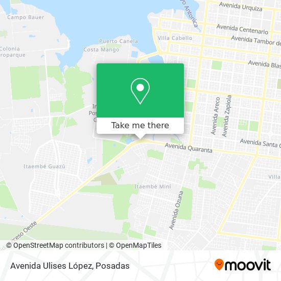 Avenida Ulises López map
