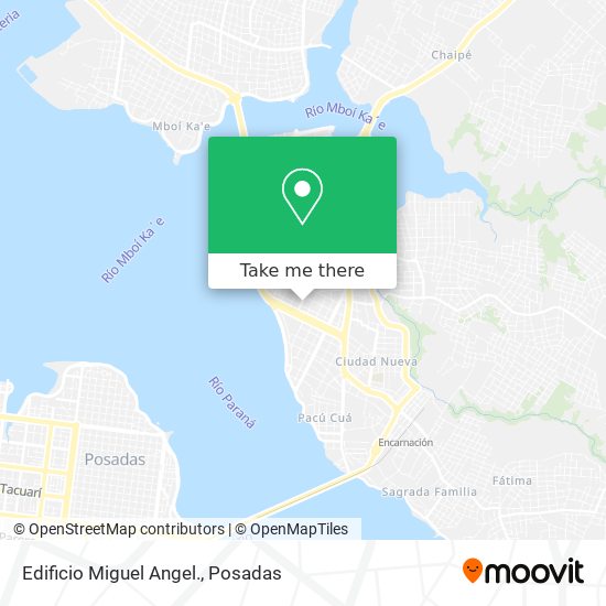 Mapa de Edificio Miguel Angel.