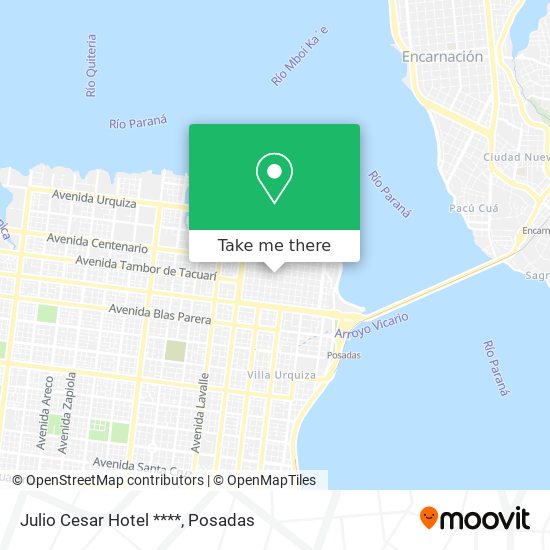 Julio Cesar Hotel **** map