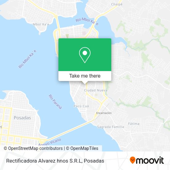Rectificadora Alvarez hnos S.R.L map