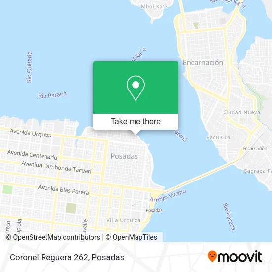 Coronel Reguera 262 map