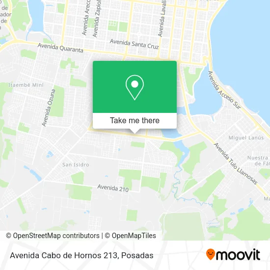 Avenida Cabo de Hornos 213 map