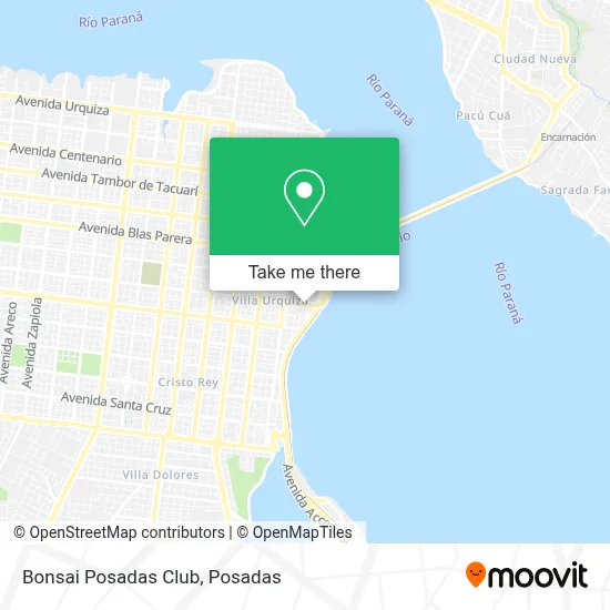 Bonsai Posadas Club map