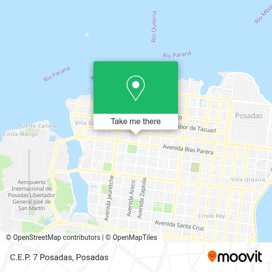 C.E.P. 7 Posadas map
