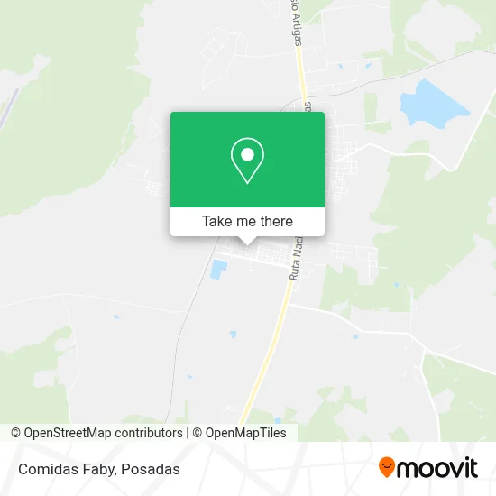 Comidas Faby map