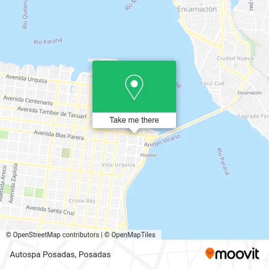 Autospa Posadas map