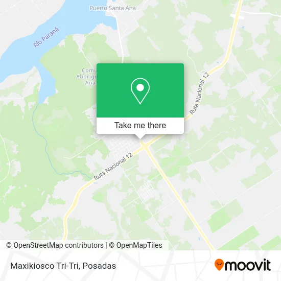 Maxikiosco Tri-Tri map