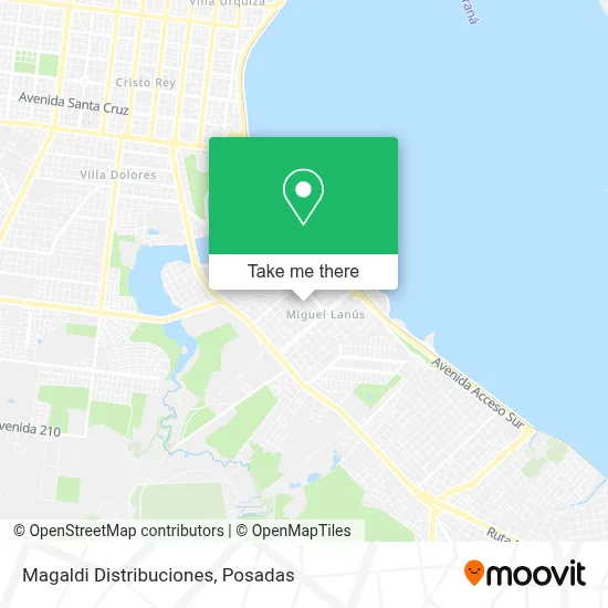 Magaldi Distribuciones map