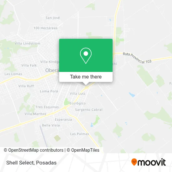 Shell Select map