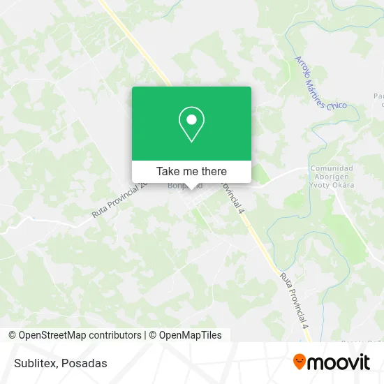 Sublitex map
