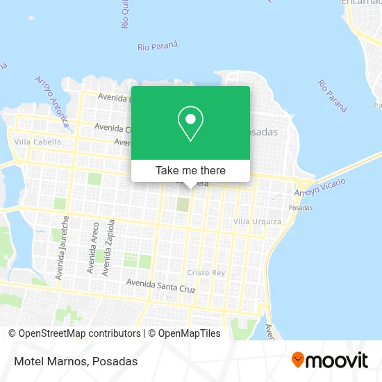 Motel Marnos map