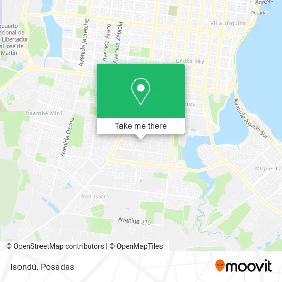 Isondú map