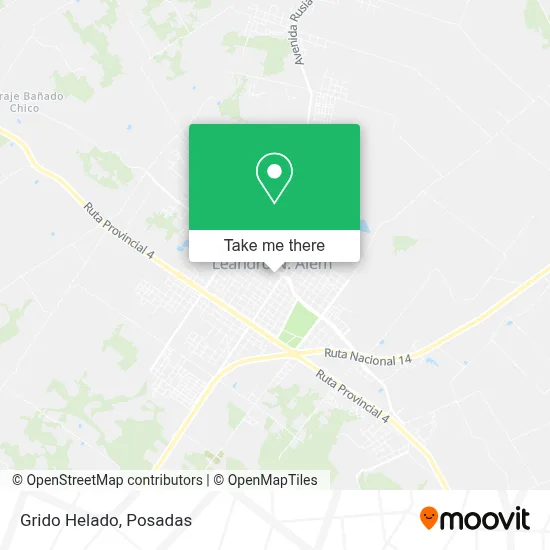 Grido Helado map