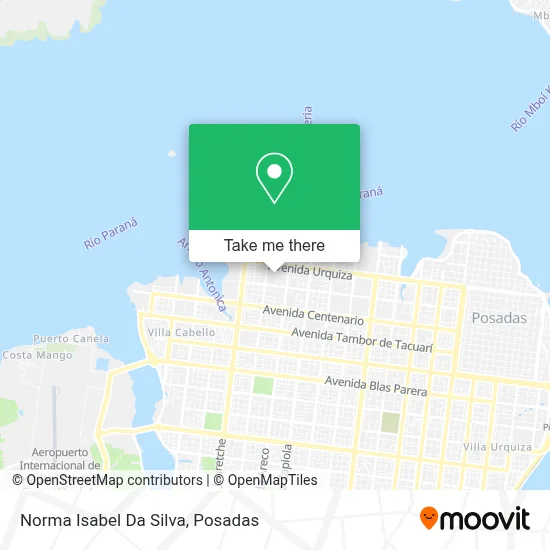 Norma Isabel Da Silva map