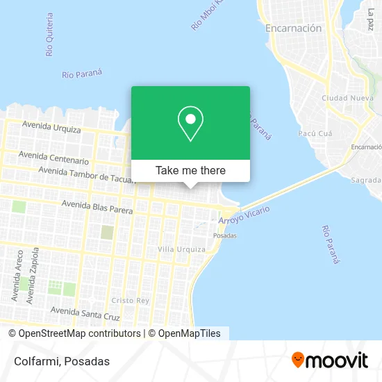 Colfarmi map