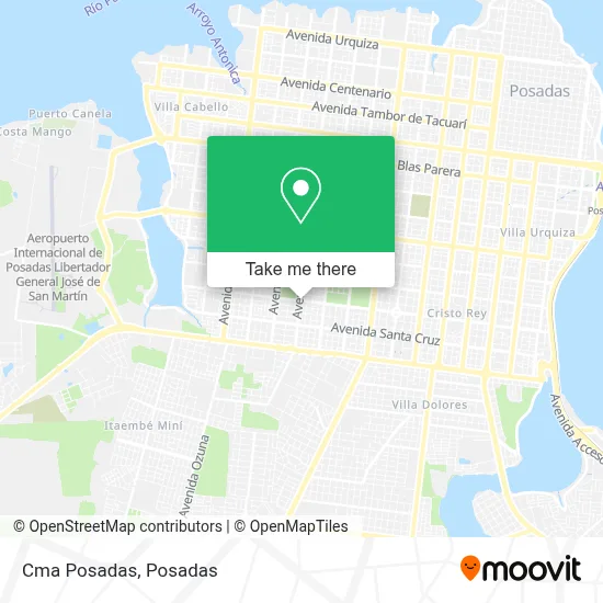 Cma Posadas map