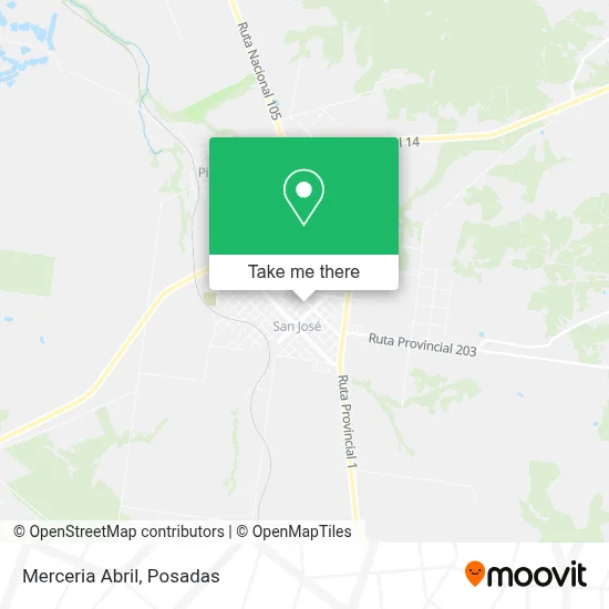 Merceria Abril map