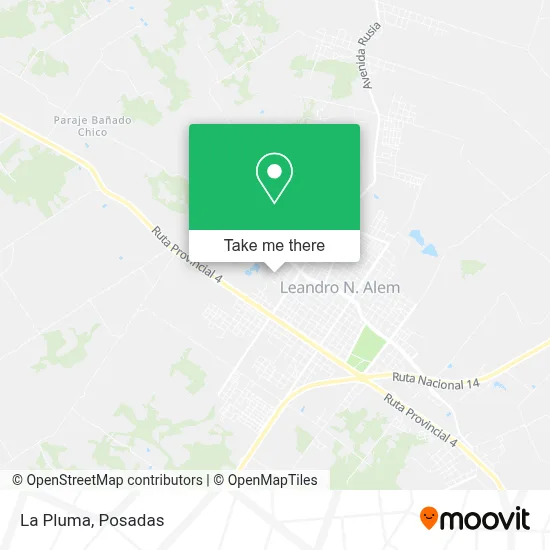 La Pluma map