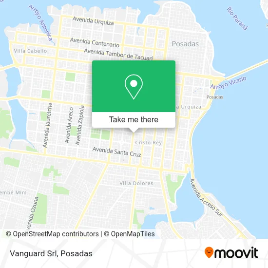 Vanguard Srl map
