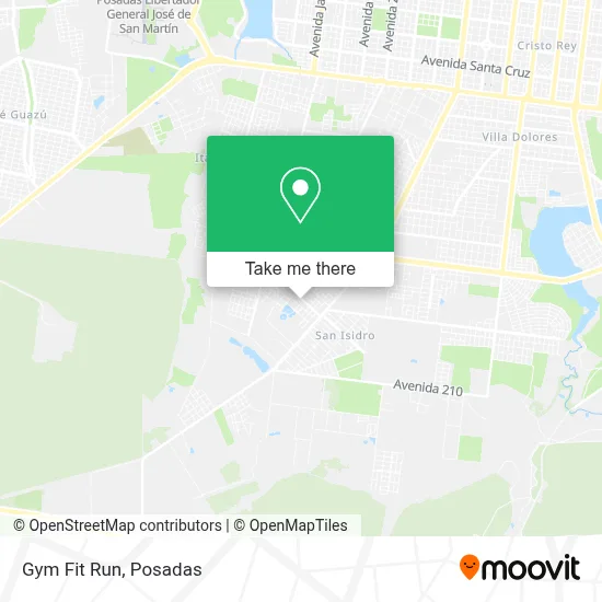 Gym Fit Run map