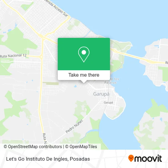 Let's Go Instituto De Ingles map