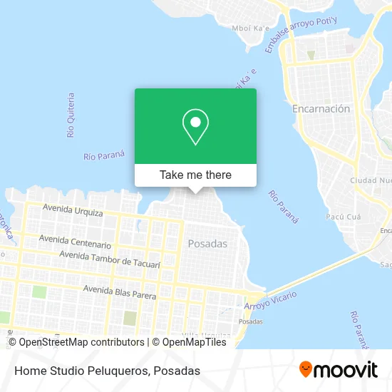 Home Studio Peluqueros map