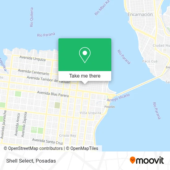 Shell Select map