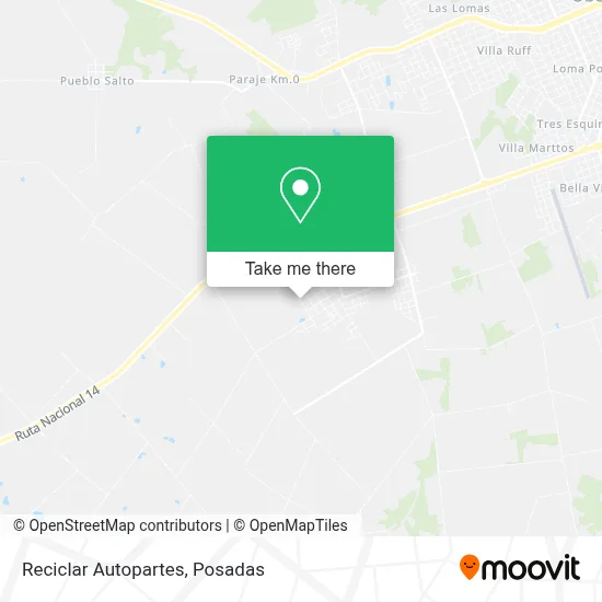 Reciclar Autopartes map