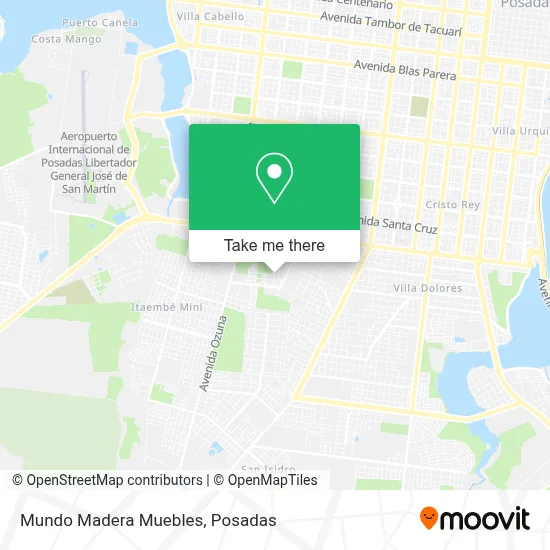 Mundo Madera Muebles map