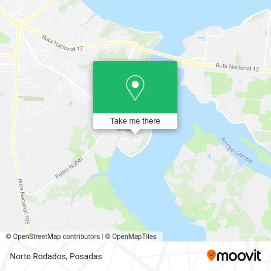 Norte Rodados map