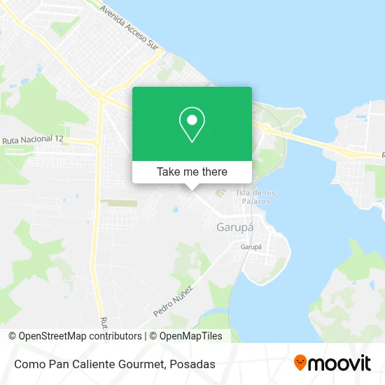 Como Pan Caliente Gourmet map
