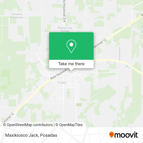 Maxikiosco Jack map