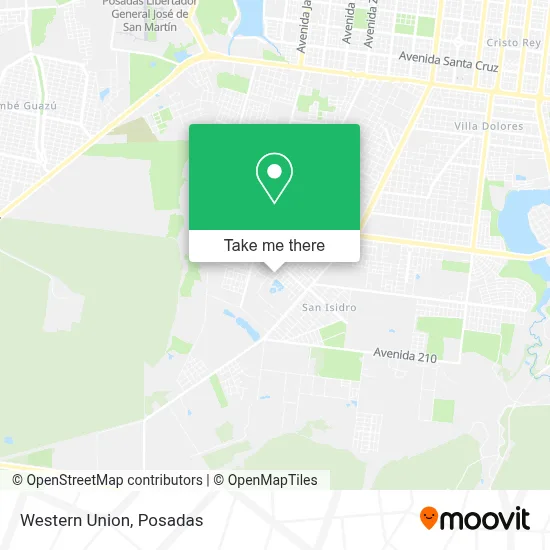Western Union map