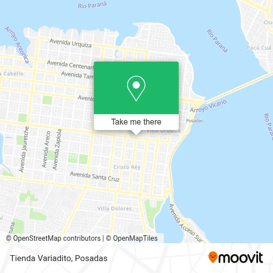 Tienda Variadito map