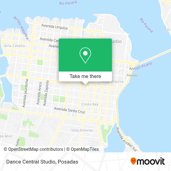 Dance Central Studio map
