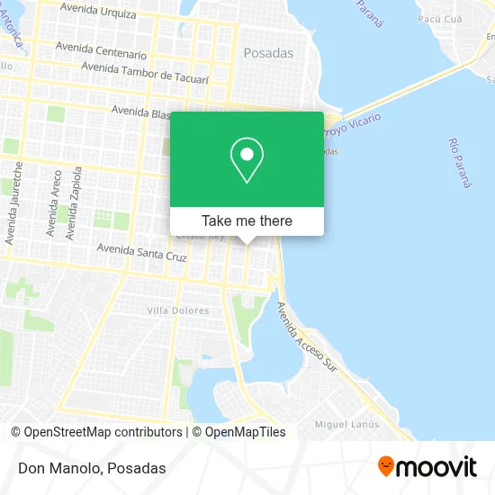 Don Manolo map