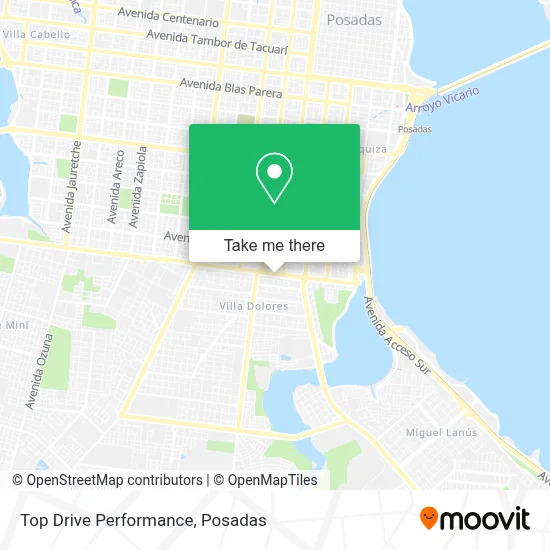 Top Drive Performance map