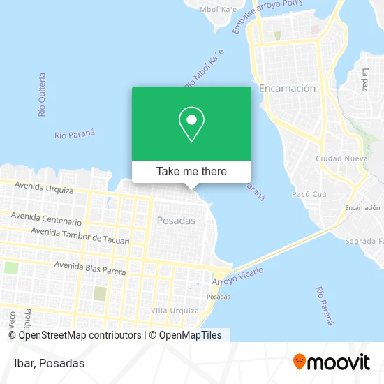 Ibar map