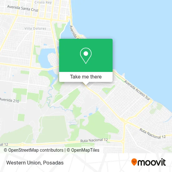 Western Union map